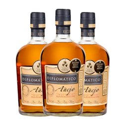 Ron Diplomático Añejo 70 cl (Caja de 3 unidades)