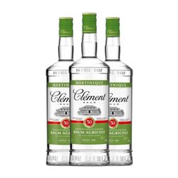 Ron Habitation Clément 50º Blanco 1 L (Caja de 3 unidades)
