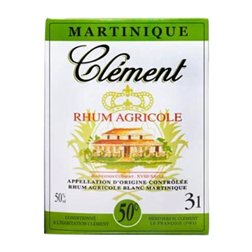 Ron Habitation Clément 50º Blanco Bag in Box 3 L