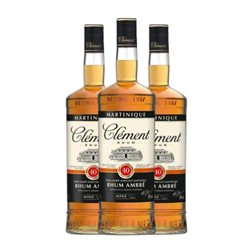 Ron Habitation Clément Gold — Edición Oro, Agricole — Agrícola 1 L (Caja de 3 unidades)