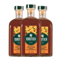 Ron Isautier Arrangé 70 cl Café, Vainilla (Caja de 3 unidades)