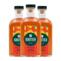 Ron Isautier Arrangé 70 cl Caramelo, Mango (Caja de 3 unidades)