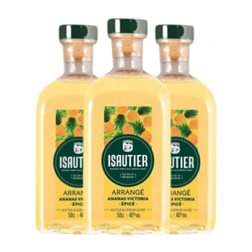 Ron Isautier Arrangé 70 cl Spiced — Especiado, Piña (Caja de 3 unidades)