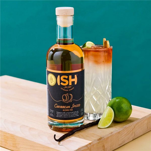 Ron Ish Caribbean Spiced Sans Alcool 75Cl.-detalle