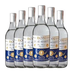 Ron José Martí Blanco 1 L (Caja de 6 unidades)