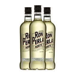 Ron Perla del Norte Carta Blanca Blanco 70 cl (Caja de 3 unidades)