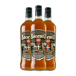 Ron Sinc Baoruco 12 Años 70 cl (Caja de 3 unidades)