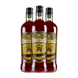 Ron Sinc Baoruco 70 cl Miel (Caja de 3 unidades)