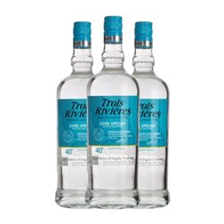 Ron Trois Rivieres 40º Blanco, Agricole — Agrícola 1 L (Caja de 3 unidades)
