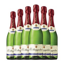 Rotkäppchen Mumm Halbtrocken — Semiseco 75 cl Espumoso Blanco (Caja de 6 unidades)