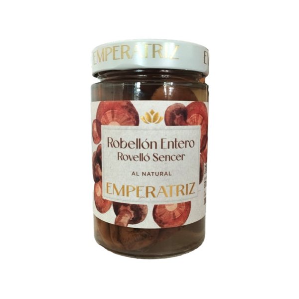 Rovellon entero al natural bio 370 ml Emperatriz-lateral