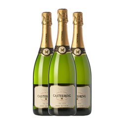 Sabaté i Coca Castellroig Brut Nature Cava Reserva 75 cl Espumoso Blanco (Caja de 3 unidades)