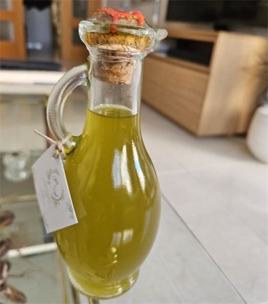 Egyptian EVOO 250ml for weddings and communions (Box of 7 units)-lateral