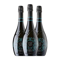 Sacchetto Mille Bolle 75 cl Sin Alcohol Vino Blanco (Caja de 3 unidades)