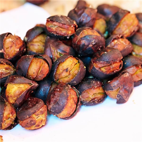 Sac de 1kg de châtaignes-detalle