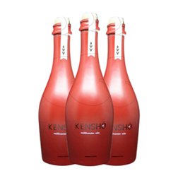 Sake Kenshô Mediterranean Rocks Genshu Botellín Tercio 33 cl (Caja de 3 unidades)