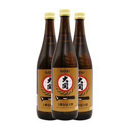 Sake Ozeki Etiqueta Marrón 72 cl (Caja de 3 unidades)