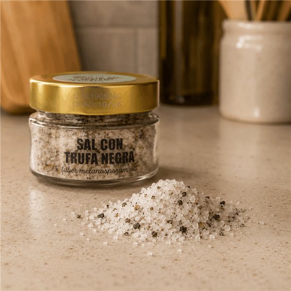 Salt with truffle-detalle