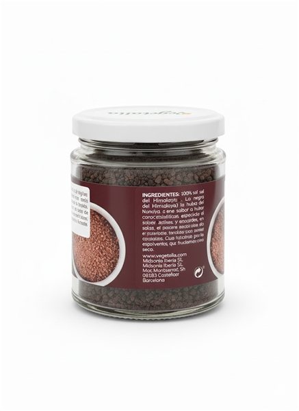 SEL NOIR DE L'HIMALAYA 220 GR KALA NAMAK-lateral
