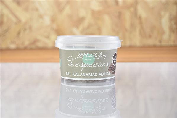 Sel noir de l'Himalaya Kala namak moulu-detalle