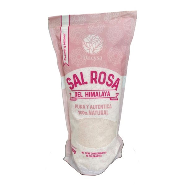 Fine Himalayan pink salt 1kg Uneysa-detalle