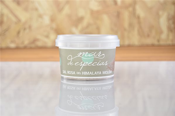 Himalaya-Rosa Salz gemahlen-lateral