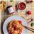 Fried tomato sauce with extra virgin olive oil-detalle