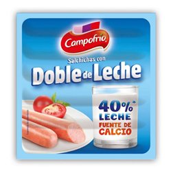 Salchichas Frankfurt Leche Campofrio  140g