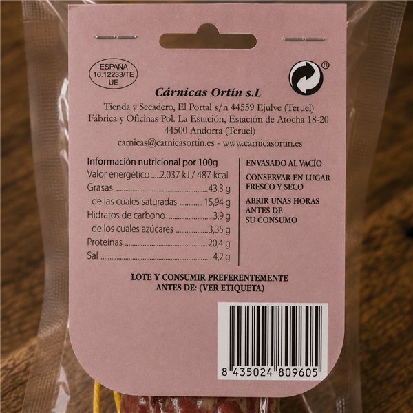 Saffron Salami-trasera