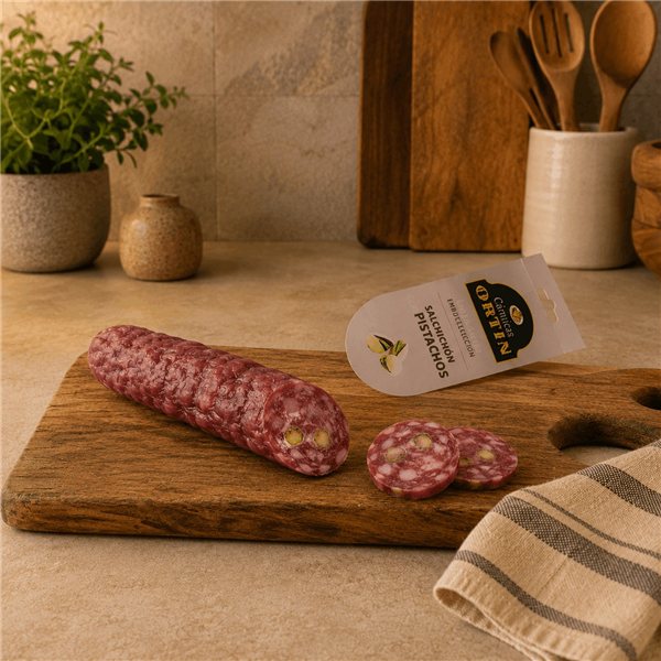 Salami mit Pistazien-detalle