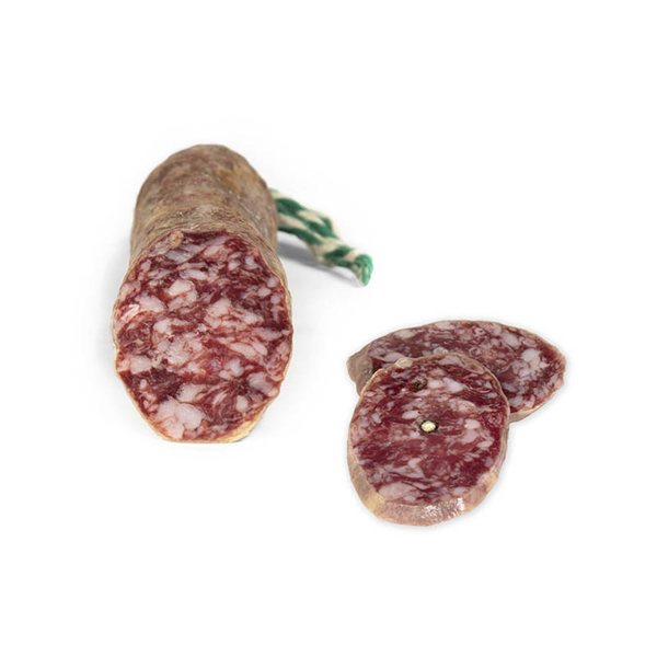 Salchichon de bellota 100% ibérico, Señorío de Montanera-izquierda