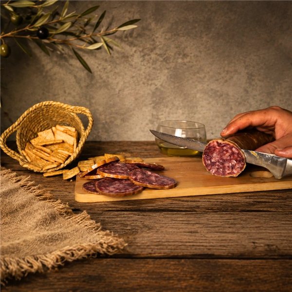 Salchichón ibérico de cebo-detalle