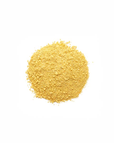 "Vegetable salt, turmeric, and Kamarere garlic"-detalle