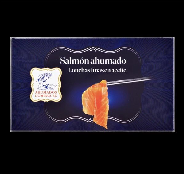 Smoked Salmon in Oil 190 g, Ahumados Dominguez-detalle