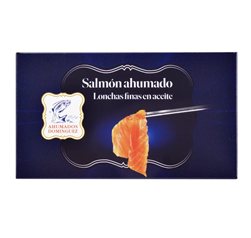 Salmón Ahumado en Aceite 190 g, Ahumados Dominguez