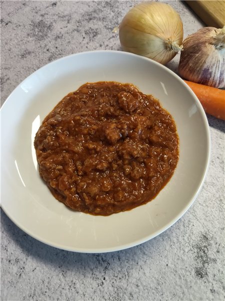 Salsa boloñesa de ternera ecológica-lateral