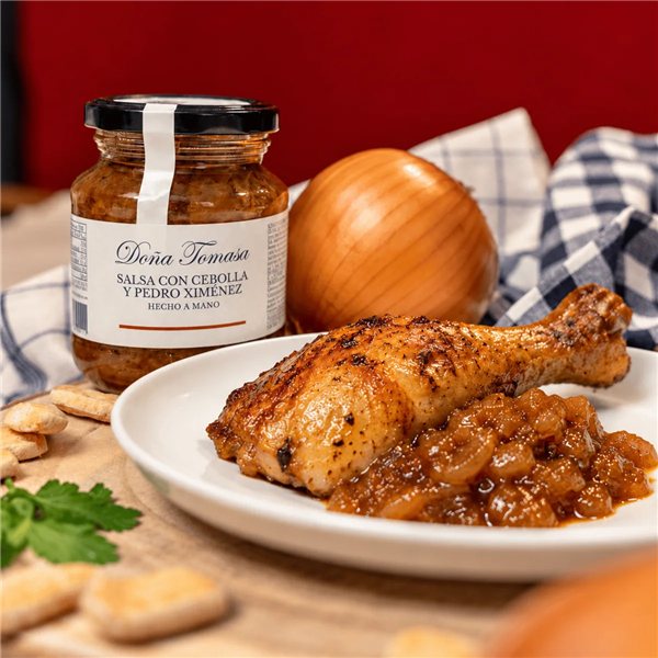 Handmade onion and Pedro Ximénez sauce 300g-detalle