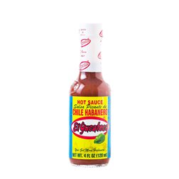 Salsa de chile habanero roja "El Yucateco" 120ml