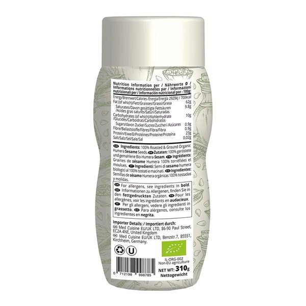 Sauce de Tahini Bio 310g Med Cuisine-detalle