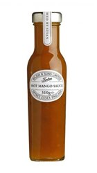 Salsa Hot Mango Tiptree se traduce al francés como "Salsa de Mangue Épicée Tiptree".