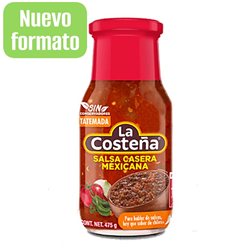 Salsa mexicana casera cristal 475g La Costeña 475gr