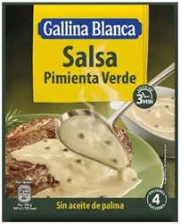 Salsa pimienta verde