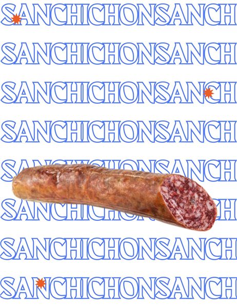 San chichón Loncheado | Salchichón de Bellota 100% Ibérico | 10 sobres de 50 g-izquierda