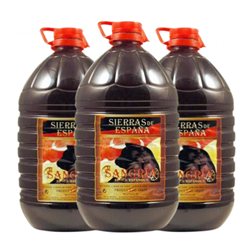 Sangría Limonada Sierras de España Garrafa 10 L (Caja de 3 unidades)