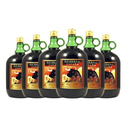 Sangría Limonada Sierras de España Garrafa 2 L Vidrio (Caja de 6 unidades)