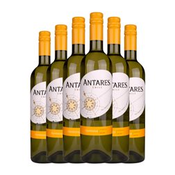 Santa Carolina Antares Chardonnay Trocken — Seco Valle Central 75 cl Vino Blanco (Caja de 6 unidades)