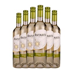 Santa Carolina Antares Sauvignon Trocken — Seco Valle del Maule 75 cl Vino Blanco (Caja de 6 unidades)