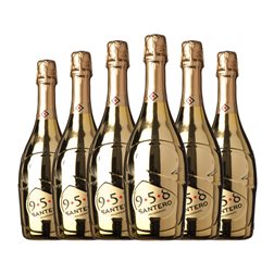 Santero 958 Bacca Extra Dry — Extra Seco Piedmont Gold — Edición Oro, Millesimato 75 cl Espumoso Blanco (Caja de 6 unidades)
