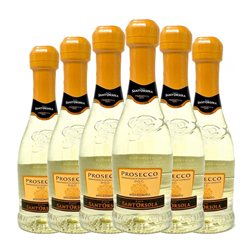 Sant'Orsola Glera Extra Dry — Extra Seco Prosecco Millesimato Botellín 20 cl Espumoso Blanco (Caja de 6 unidades)