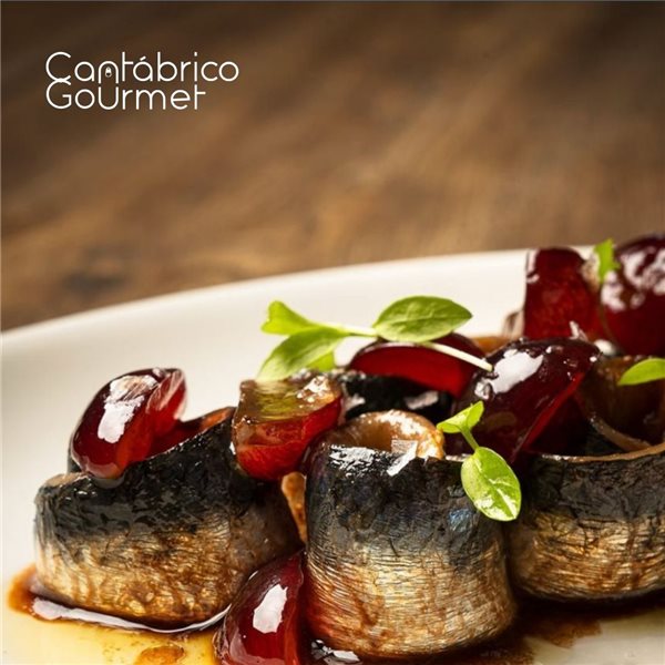 Sardinas Marinadas Artesanales | 22-28 Sardinas con Sabor Único y Textura Suave (500gr) | Elaborado por Casa Santoña-lateral